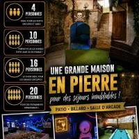 Maison de ville au cœur d'un village de caractère dans le jura – hotel w mieście Saint-Julien