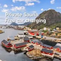 Ytterviks Rorbu Lofoten Private Sauna & Free elektric CarCharging, hotel em Stamsund