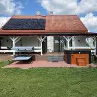 Siedlisko Stara Poczta Podlasie- balia-jacuzzi, ogród, relaks, wege, comfortfood, Podlasie, hotel Drohiczynben