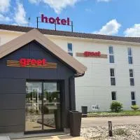 Greet Hôtel Dijon Sud Longvic, hotel i Longvic