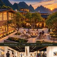 Secret Valley Retreat Traditional Art Oil Painting House in Yangshuo Yulong River&Western Food&Cozy Garden Coffee&Bar&Art museum, hotel Jangsuóban