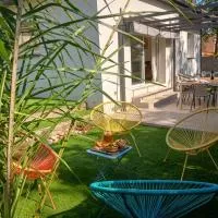 Villa Moderne T4 avec Billard, Jardin, Terrasse, Barbecue et Wifi, hotel em Thuir