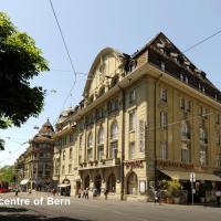a building in the city centre of bern at Hotel National Bern