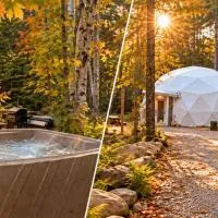 L'Évasion - Dôme avec spa en nature et accès au lac, hotel a Saint Zenon