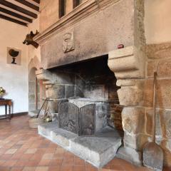 Authentic manor house with terrace and pond