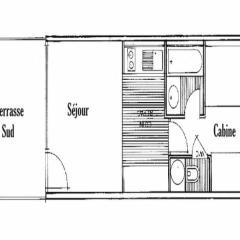 Les Saisies - Studio 5 pers avec balcon, TV, cuisine équipée - FR-1-293-137