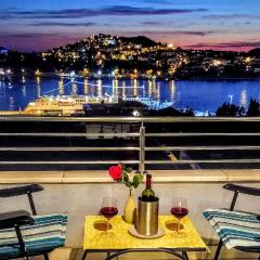 Dubrovnik 2 bedroom 2 bathroom sea view, private free parking