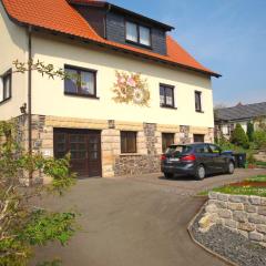 Lovely holiday home in the Thuringian Forest with roof terrace and great view