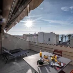 Coup de coeur: duplex centre ville vue mer & port