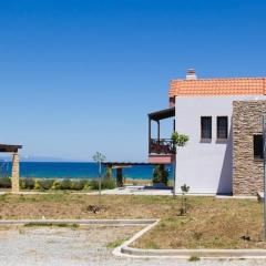 Seafront house with garden