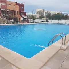 Dúplex, piscina y playa