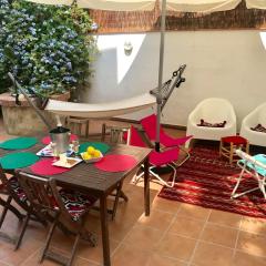 Seaside Apartment in Sitges Steps from Beaches with private Patio