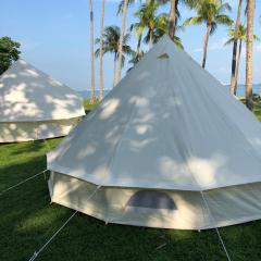 Glamping Kaki - Large Bell Tent