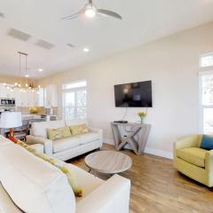 Stylish brand-new ocean view home with deck & porch - steps to beach