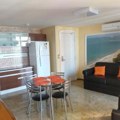 Flat Mar Brasil Tropical - Apartamento de 2 Quartos com Suite e Vista do Mar