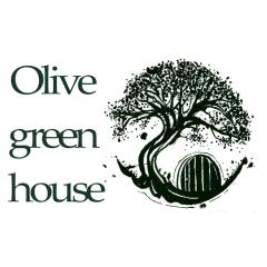 Olive green house