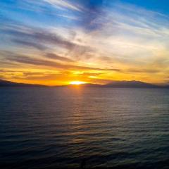 Siviri, the beautiful sunset