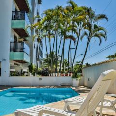 Orange Beach Enseada Guarujá - Piscina, Ar, Wi-Fi, 3 Quartos a Poucos Passos do Mar