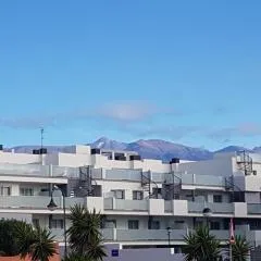 Vista Montaña Roja Medano