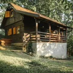WOODEN HOUSE near the River Kupa
