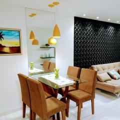 Confortável apartamento com piscina 300mt da praia