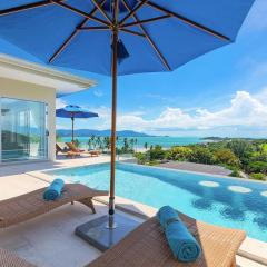 Single Level BEACHSIDE VILLA - BB2 - at BAYSIDE LUXURY VILLAS Samrong Bay Beach, 3 BED 4 BATH, SEA and SUNSET VIEWS, only 200m walk to the Beach