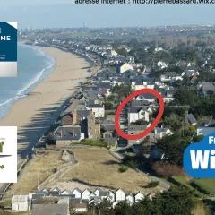 BAIE MT ST MICHEL , JULLOUVILLE , VILLA Caprice Rdc , 50 m Mer ,7 pers , Prés Plage DDAY