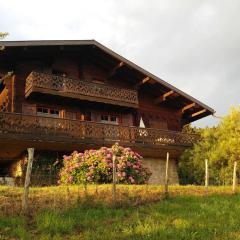 Chalet paisible dans la nature avec belle vue sur le lac Léman