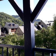 Le balcon face à l'Aspin