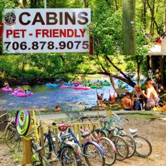 Bear Creek Lodge and Cabins in Helen Ga - Pet Friendly, River On Property, Walking Distance to downtown Helen