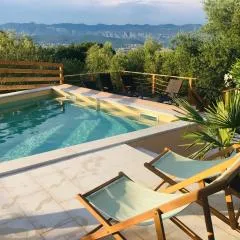 Seaview Villa Anita with Two Apartments and private Pool