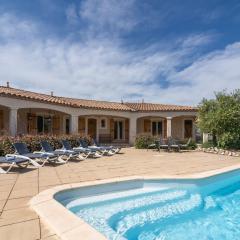 Spacious villa in Pouzols Minervois with pool