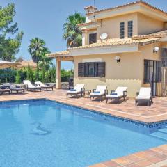 Stunning Home In Bahia Azul-badia Blava With 4 Bedrooms, Wifi And Outdoor Swimming Pool