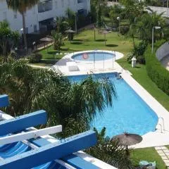 Costa Ballena Cómodo Bajo con Piscina, Patio y 3 Dormitorios Parking free