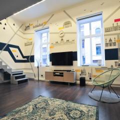 City Center Apartment with Budapest Design