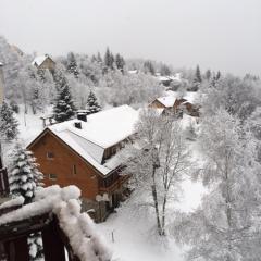 Studio 4 pers vue magnifique 100m des pistes