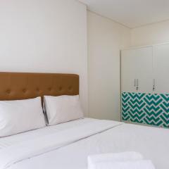 Modern and Cozy 1BR Brooklyn Alam Sutera Apartment By Travelio