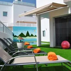 Big Villa Tauro with Private Heated Saltwater Pool & Jacuzzi & BBQ & Game Room & Arcade Games