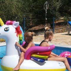 Hakuna Matata Holidays Agalia with airco & pool in Greek Olive Grove