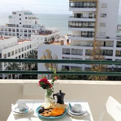 Avenida Mar- Vista Mar, Wifi, 150mt Praia