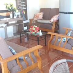 2 bedrooms appartement at Mahebourg 200 m away from the beach with sea view enclosed garden and wifi