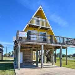 A-Frame Home with Deck - 2 Blocks to Surfside Beach!