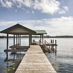 Lake Broward Cabin with Private Boat Launch and Dock!