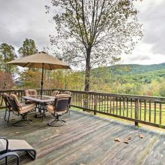Asheville Area Cabin with Deck and Mount Pisgah Views!
