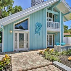 Cape Canaveral Cottage with Pool - Walk to Beach!