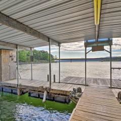 Lakefront Greers Ferry Cabin with Covered Boat Slip!