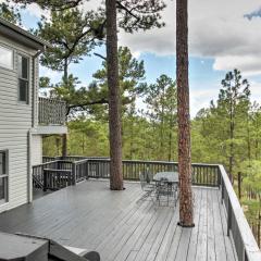 Spacious Hideaway in Ruidoso with Multi-Level Deck!
