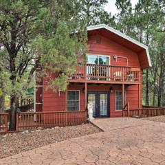Ruidoso Cabin with Deck and Grill Less Than 3 Mi to Race Track