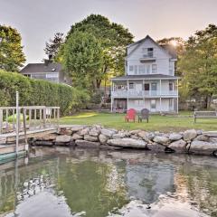 Mystic-Noank Waterfront Rental with Shared Dock!