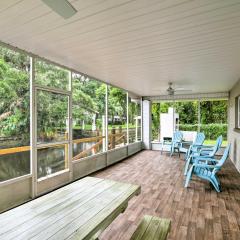 Updated Rustic Yankeetown Home with Lanai and Dock